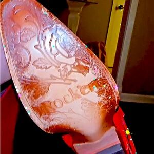 Red Gamuza Fringe Tall Boots
Size 8 
Brand New